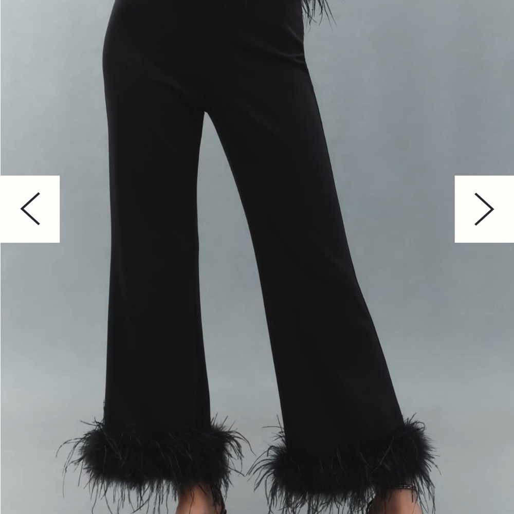 Anthropologie Boot Cut Pants Hutch Ponte Feather Pants